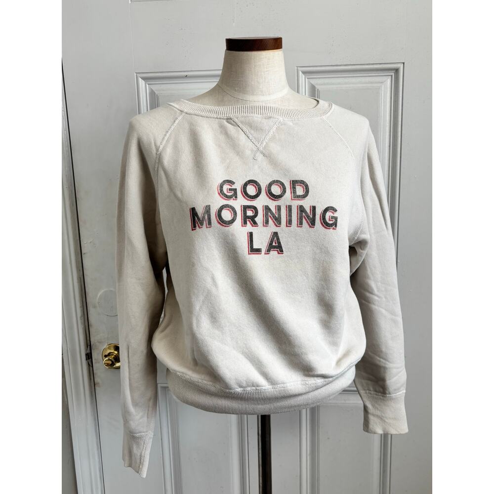 Nili Lotan Good Morning LA crewneck sweatshirt size XS
